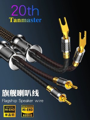 Tanmaster天师冷冻6N单晶铜OCC功放主音响连接线HIFI发烧级喇叭线