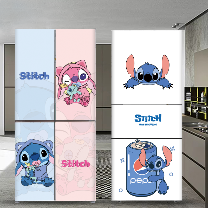 卡通蜡笔小新自粘冰箱门贴画  全贴翻新防水来图定制冰柜网红贴纸,家居饰品,冰箱贴,淘宝优惠券,粉丝福利购,淘宝优惠卷