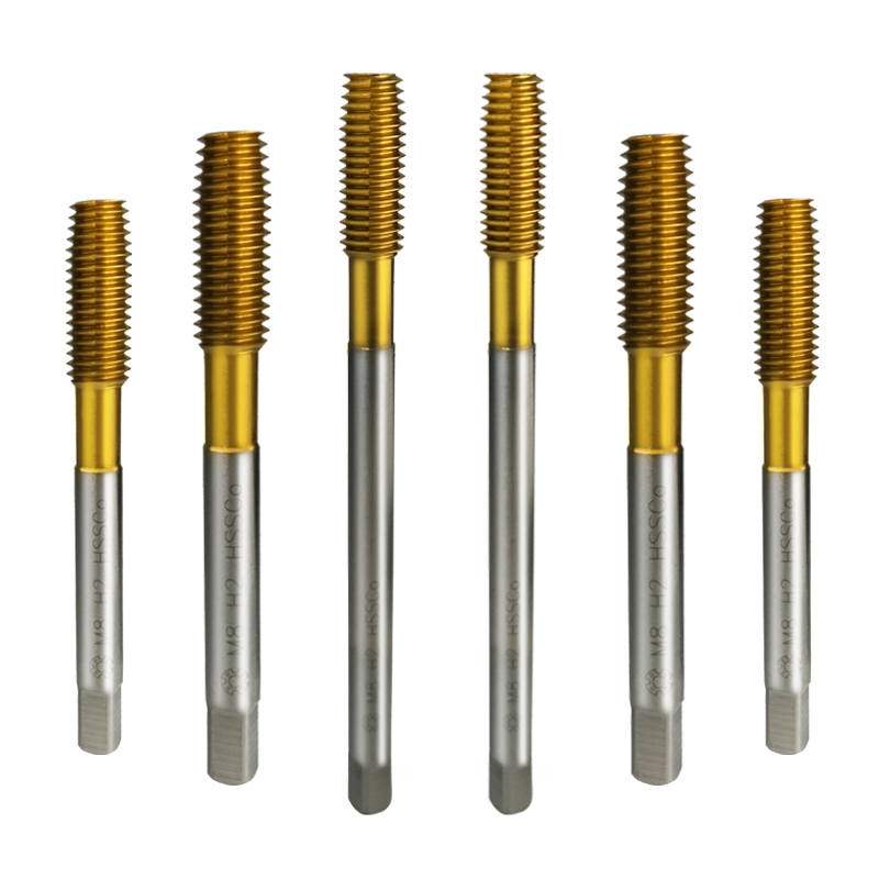 上通 镀钛含钴挤压机用丝锥丝攻 加长挤牙螺纹无屑攻丝m3m4m5m6m8