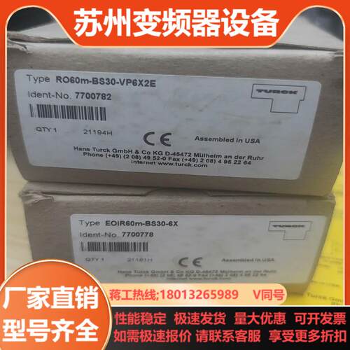 全新原装正品德国图尔克对射光电RO60m-BS30-VP6X