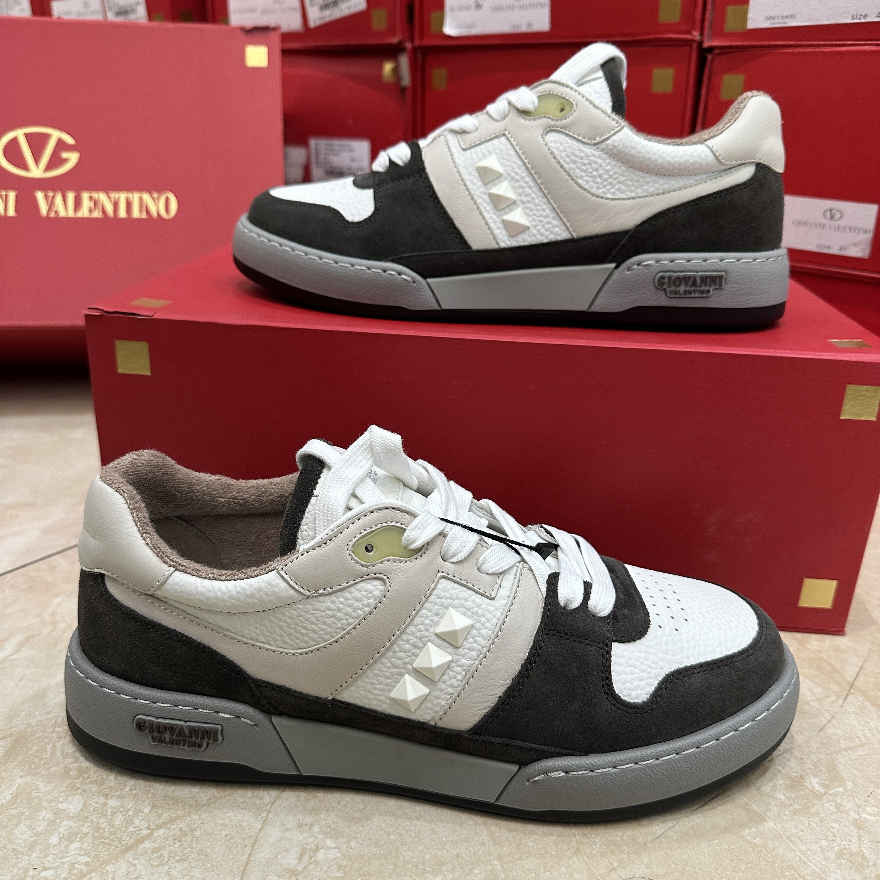 Giovanni Valentino 鼎锋秋冬推荐 男士拼色系带休闲鞋GV23-61C