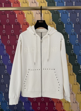 John Richmond 鼎锋秋冬推荐 男士字母绣标连帽外套JUGBAW166020