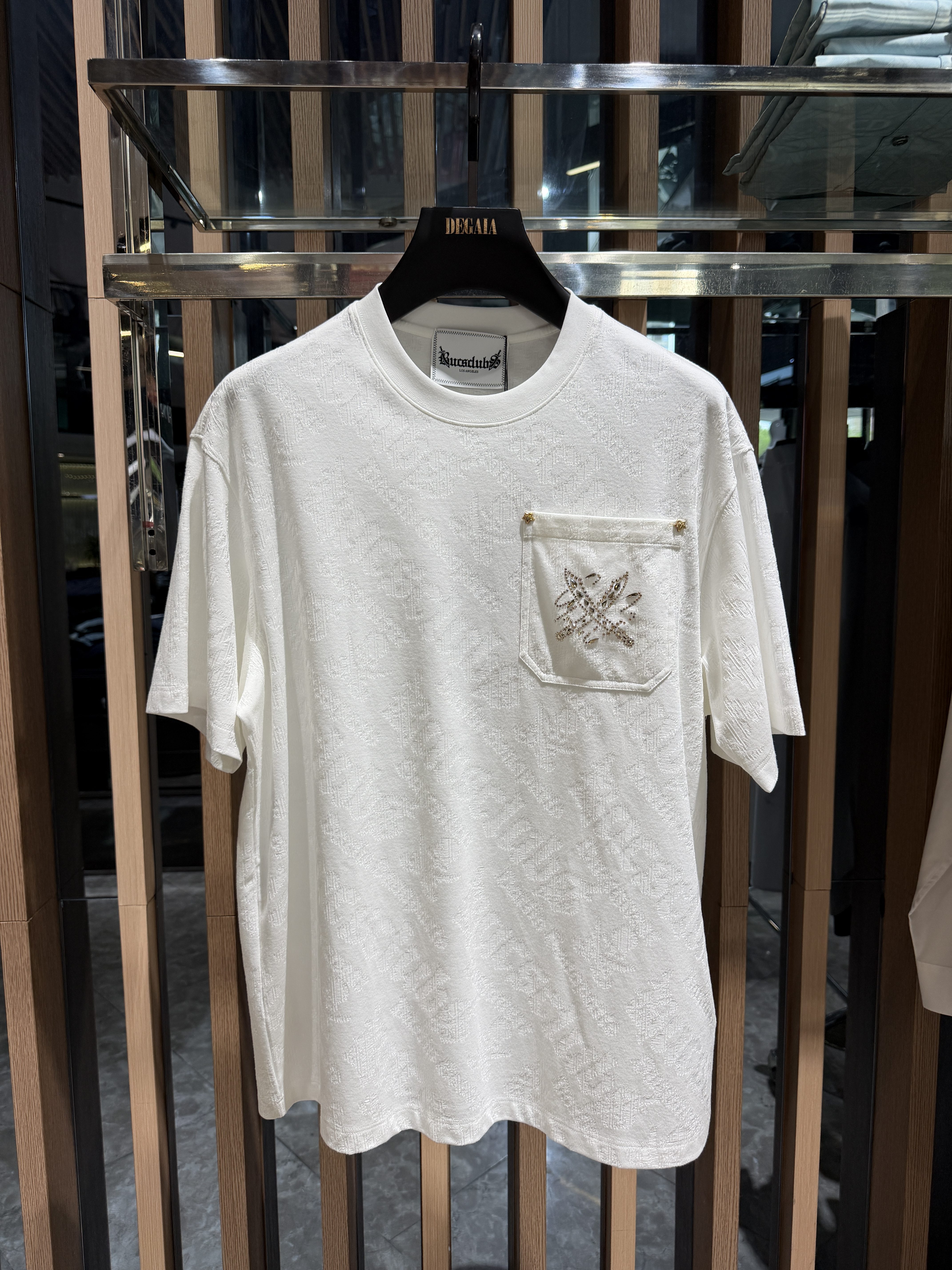 Dartin Bonaparto男装26夏季新款花版烫钻短袖T恤休闲SDB2605466