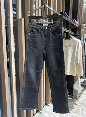 WE11DONE PRAIS 25秋冬新款 男士侧边拼接直筒牛仔裤WEKB64914426