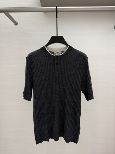 Cavalli Class男装26秋冬新款短袖羊毛衫假两件上衣CM032F3251
