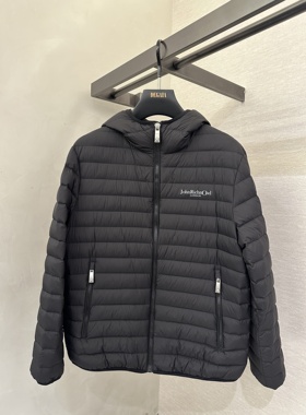 John Richmond 25秋冬新款 男士字母印花连帽羽绒服JUHBAY031096