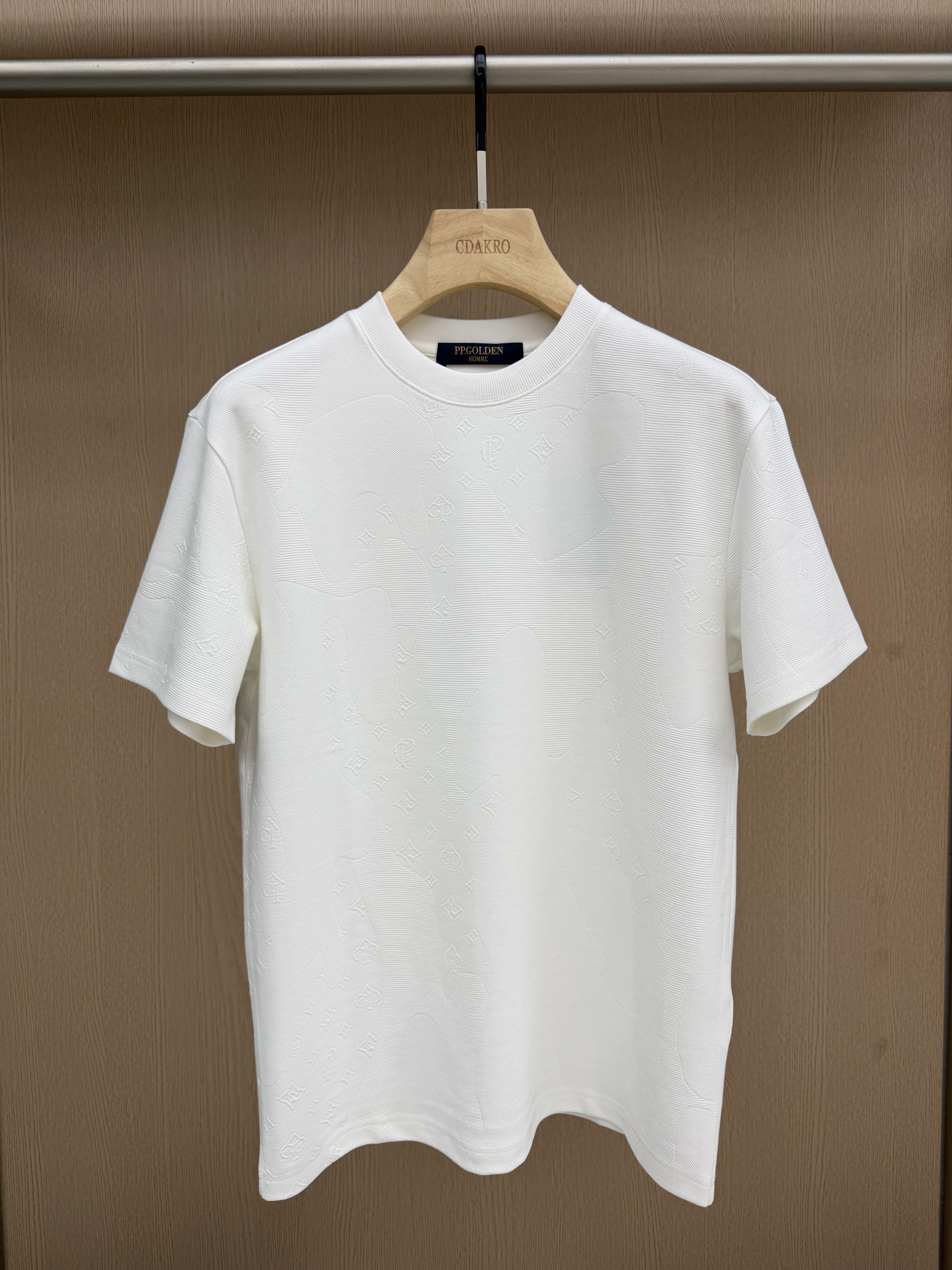 PP.GOLDEN男装26秋冬新款短袖T恤印花花版圆领休闲GTD66638083