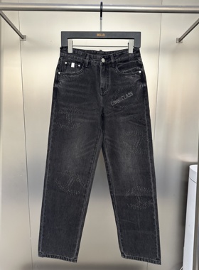 Cavalli CLASS 鼎锋秋冬推荐 男士logo印花直筒牛仔裤CM312D3618