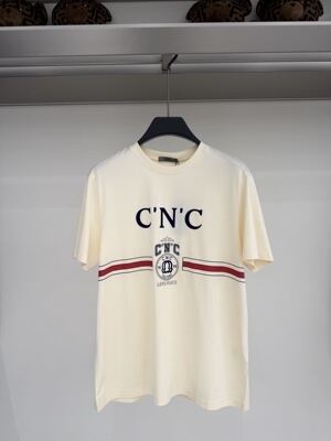 CNC 26春夏新款 男士时尚字母logo印花休闲短袖T恤 811H262013