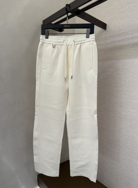 John Richmond 25秋冬新款 男士侧边拼接直筒休闲裤JUHBAK371026