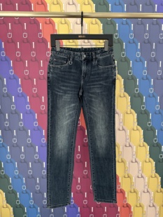 水洗牛仔裤 DEGAIA 后口袋印花修身 男士 DUGBAN137167 鼎锋秋冬推荐