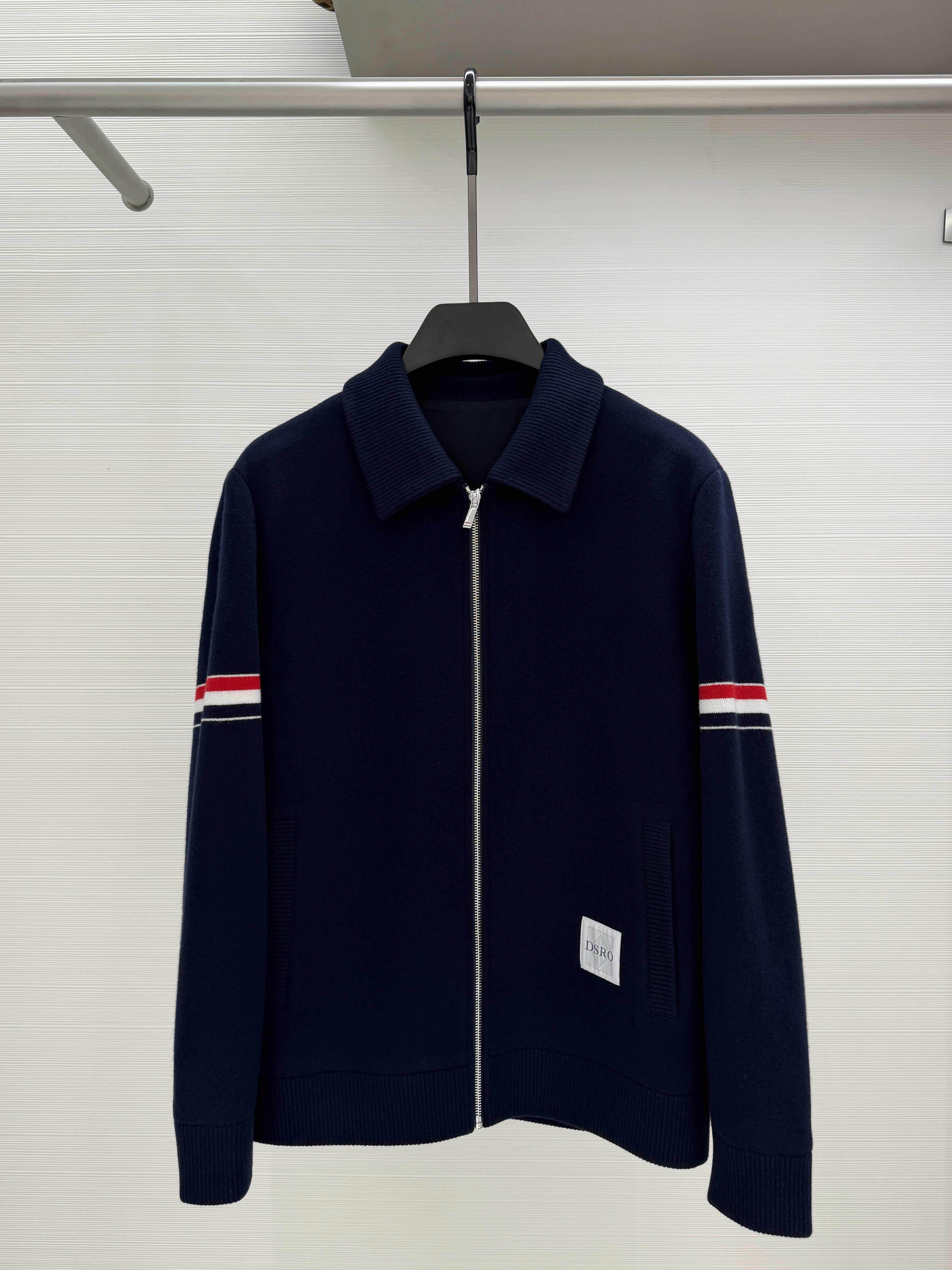 DOSERMO男装26秋冬新款针织休闲服翻领款宽松外套662263187