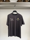 T恤 CNC 811H262069 时尚 字母印花卡通刺绣短袖 26春夏新款 男士