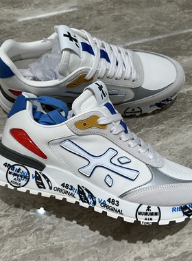 Chishaluo 25秋冬新款 男士时尚拼色系带厚底米字鞋 CH12818D14F