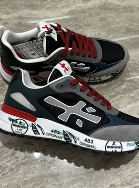 Chishaluo 25秋冬新款 男士时尚系带厚底休闲米字鞋 CH12811Q34F