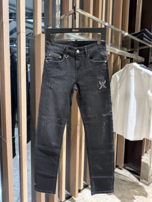 Dartin Bonaparto 26春夏新款 男士后口袋印花牛仔裤SDJ2607341