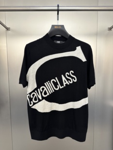 CLASS 毛衫 鼎锋秋冬推荐 字母印花短袖 CM032C3027 男士 Cavalli
