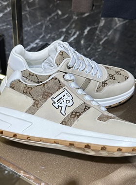 Bazz Robbins 25秋冬新款 男士字母拼色系带厚底球鞋BR92509-01