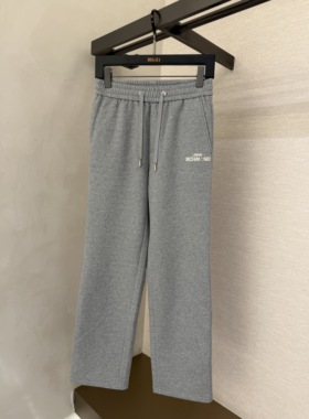 John Richmond 25秋冬新款 男士刺绣加绒直筒休闲裤JUHBAK371106