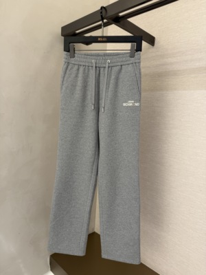 John Richmond 25秋冬新款 男士刺绣加绒直筒休闲裤JUHBAK371106