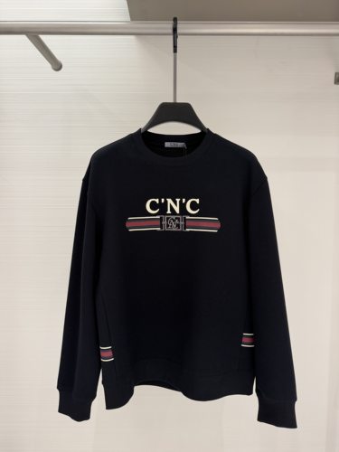 CNC男装26秋冬新款长袖卫衣字母印花休闲圆领上衣811H364037