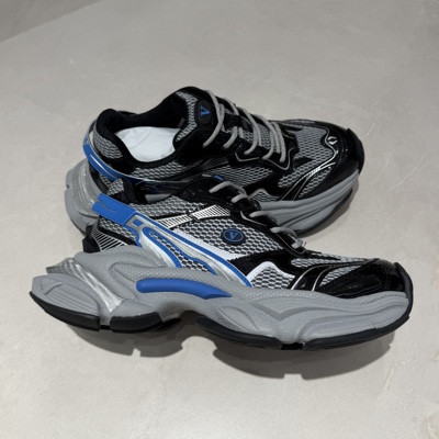 VENA TENO 26春夏新款 男士时尚字母系带拼色休闲鞋H26021-01