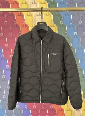 John Richmond 25秋冬新款 男士口袋字母印花羽绒服JUHBAY030620