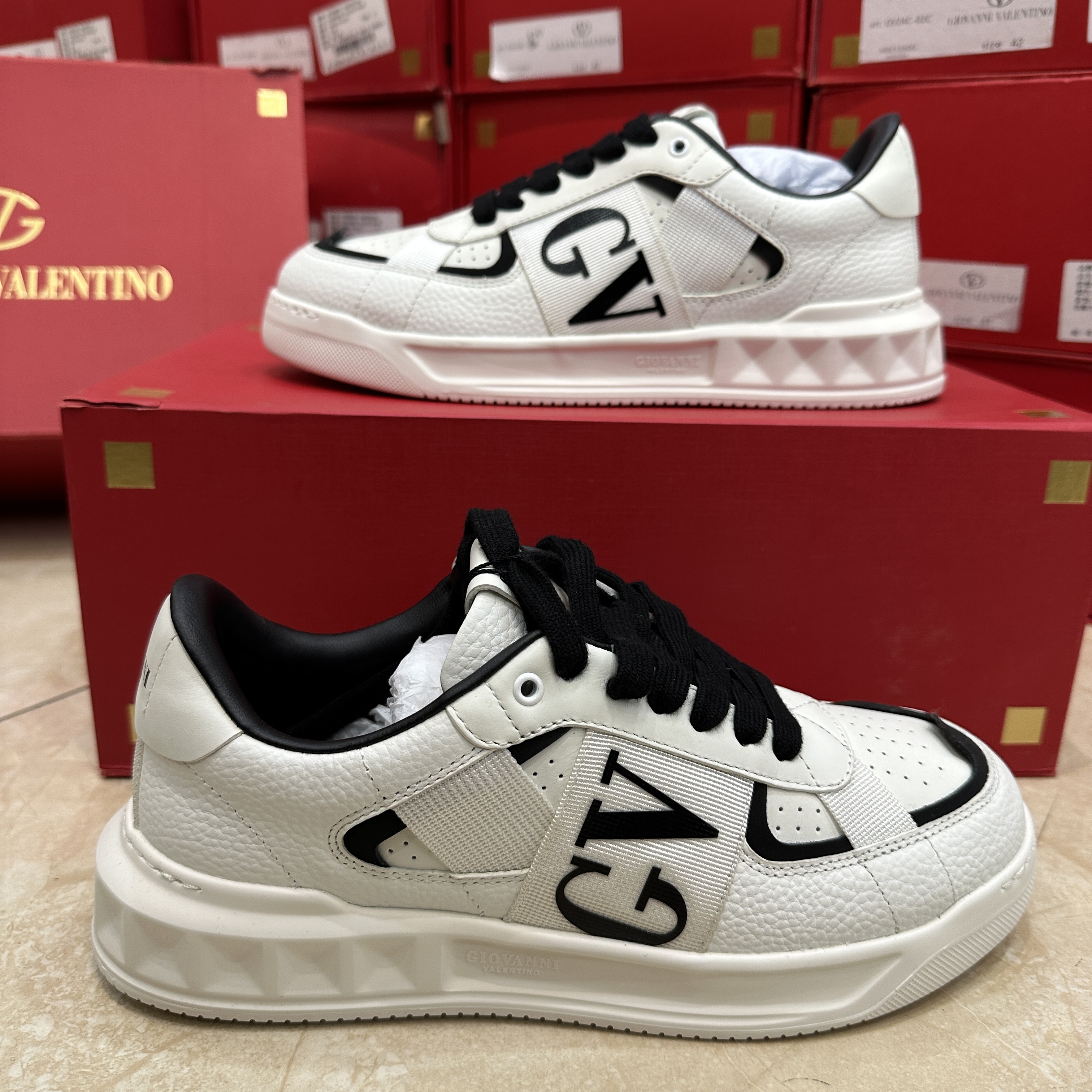 Giovanni Valentino 鼎锋秋冬推荐 男士字母系带休闲鞋GV23-53A