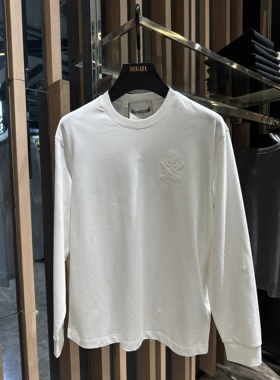 DARTIN BONAPARTO 25秋冬新款 男士胸前骷髅长袖T恤 SDB2515288