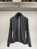 26春夏新款 男士 肩袖 CNC 拼接字母满印花版 立领夹克811H1110BH