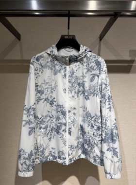 DEGAIA 26春夏新款 男士时尚花卉满印花版连帽薄外套DUIAAI051312