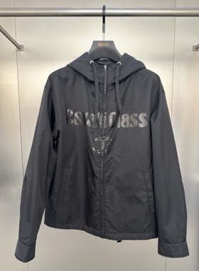 Cavalli CLASS 鼎锋秋冬推荐 男士字母印花连帽棉服 C M082D4785