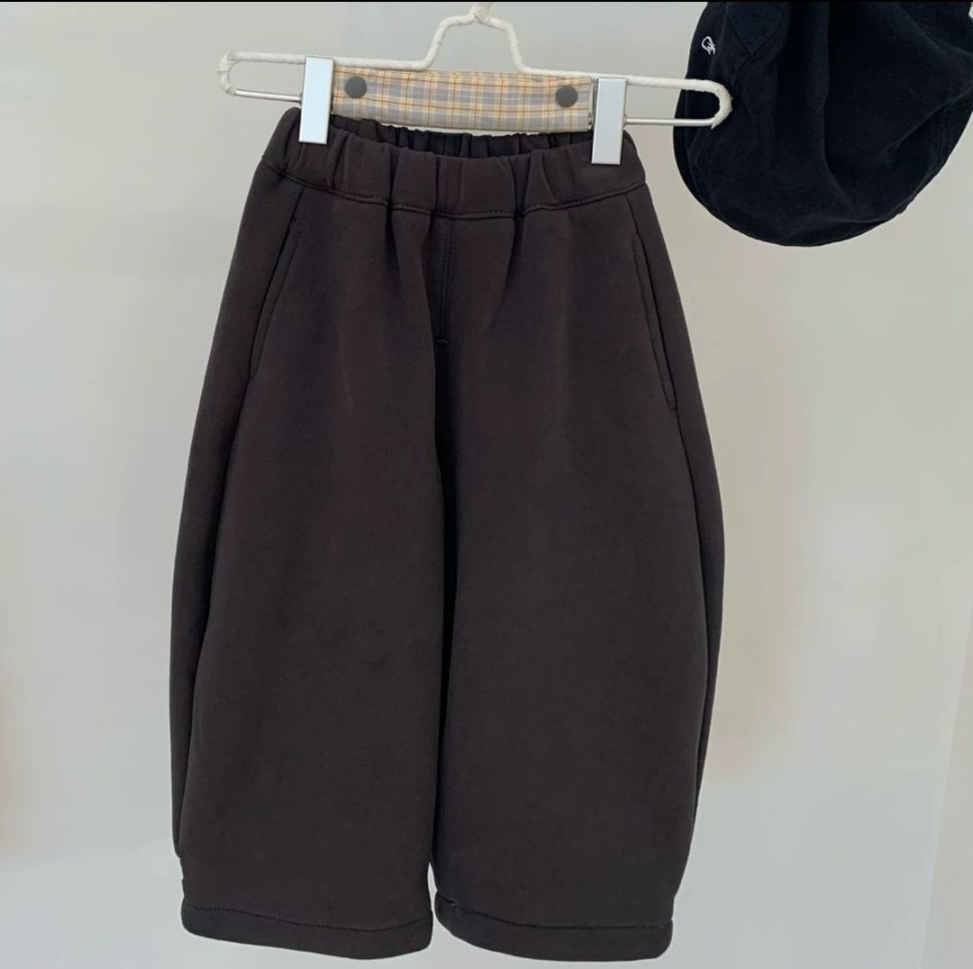 儿童保温裤子加绒男款卫裤超好看