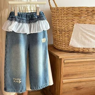 女童裤子冬2025新款今年流行爆款独特超好看韩系炸街超火一体绒韩