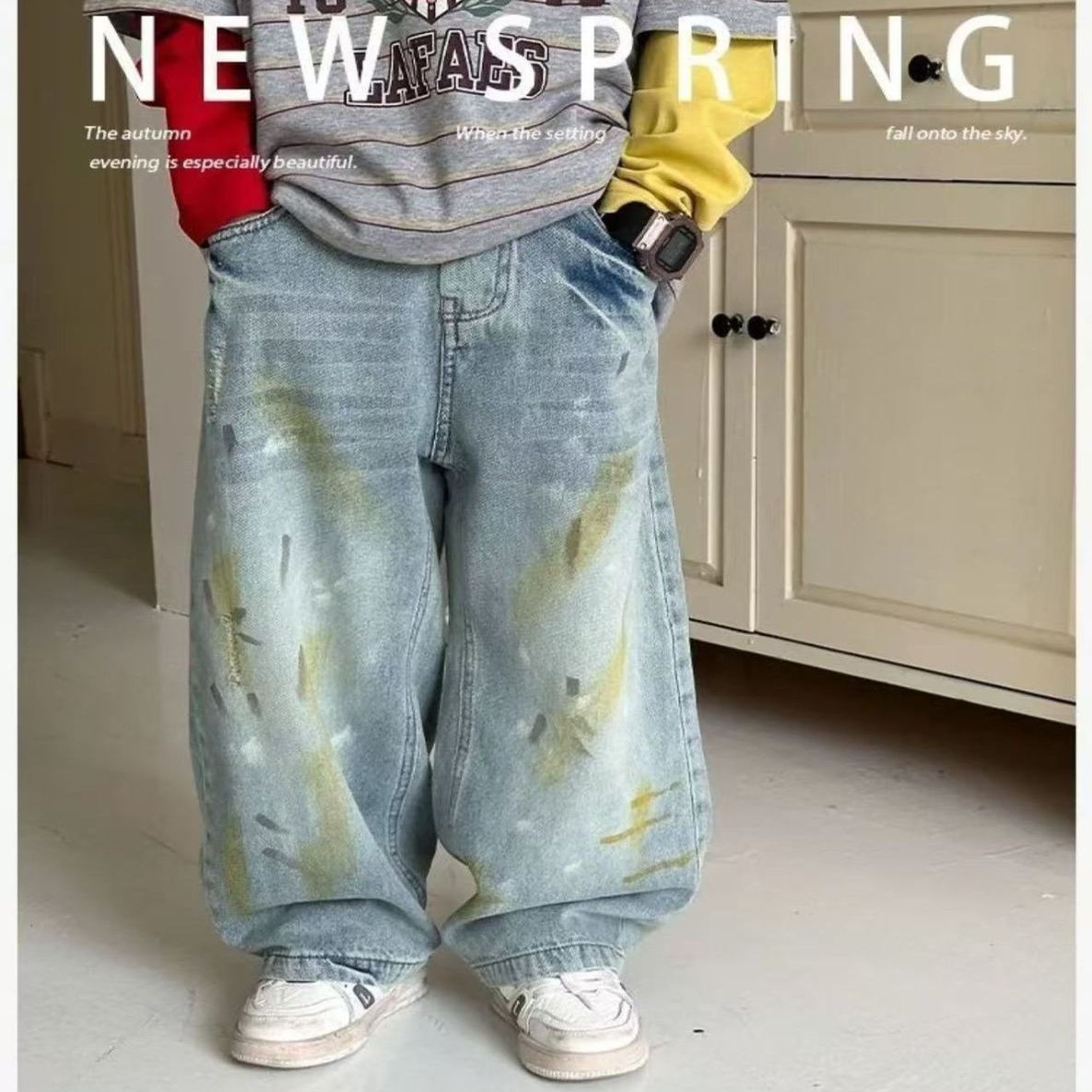 儿童裤子男款秋男童裤子2025新款