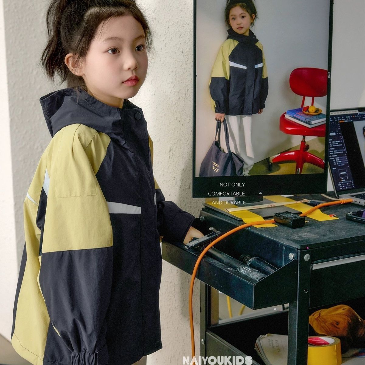 小女孩网红炸街外套2025年女童装