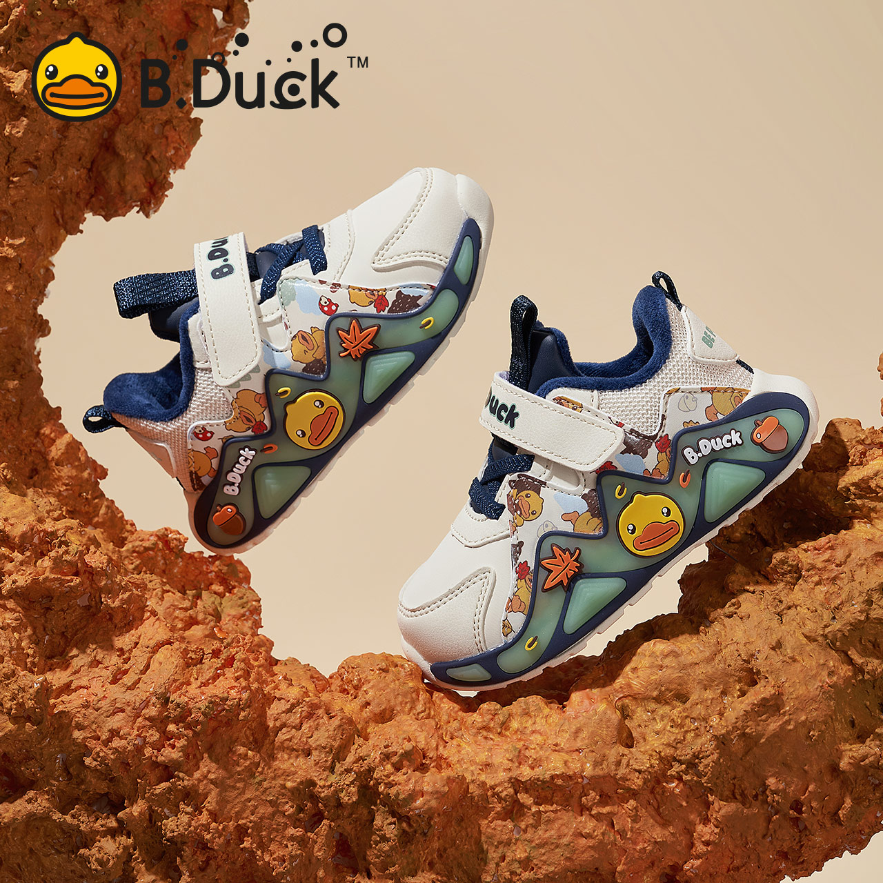B.Duck小黄鸭冬季男鞋运动鞋