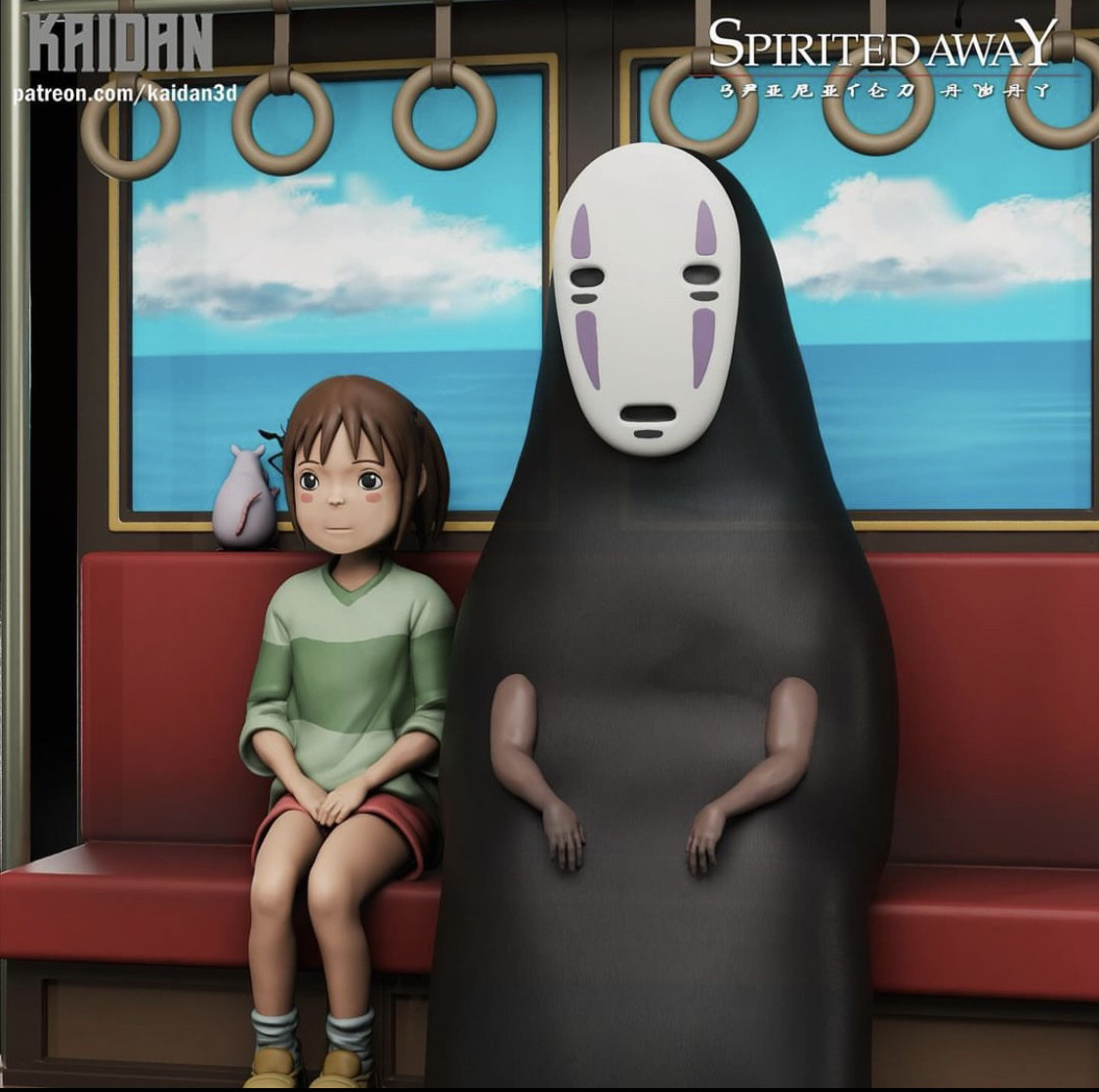 先行 预定千寻和无脸男在火车上 gk涂装代工