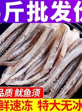 鱿鱼须新鲜冷冻鱿鱼串腿鲜活冷冻章鱼二本足海鲜水产铁板鱿鱼顺丰