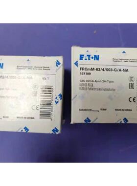 穆勒FRCMM-63/4/003-G/A-NA漏电一体微断UL1053 CSA