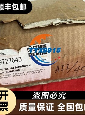 SMS DEMAG转换模块 EI-AII/4C EIAII4C001 M9727643卡件