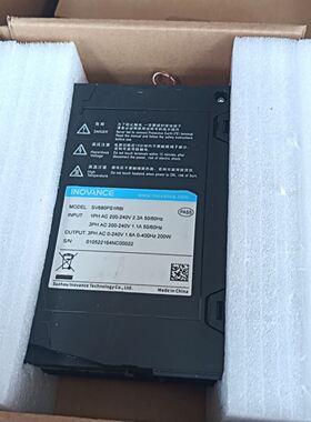 汇川驱动器SV680PS1R6I ,带包装成色充新，标的不是