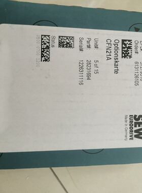SEW：28231694网卡CFN21A未拆