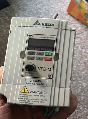 台达变频器VFD007M21A(0.75kw) 拆机一台 成