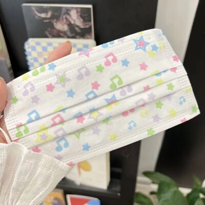防病菌飞沫粉尘三层Y2K口罩成人
