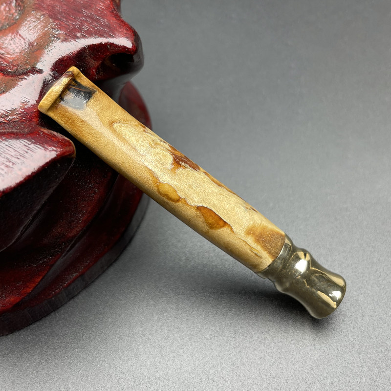 HAILIU 담배 홀더 이중 사이클 필터 세척 가능한 블러드 버드나무 담배 홀더 제조 업체 직접 판매 호랑이 자리 HAILIU 두꺼운 중간 및 얇은 파이프