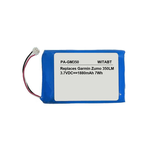 适用 ZUMO 340LM 350LM 390LM GPS电池 361-00059-00