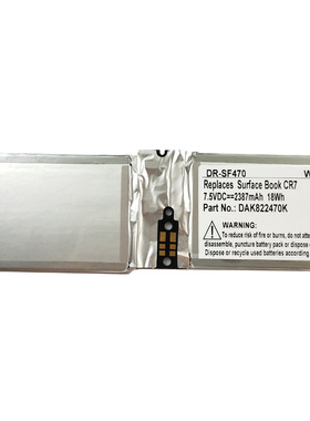 适用微软Surface Book CR7电池DAK822470K G3HTA020H