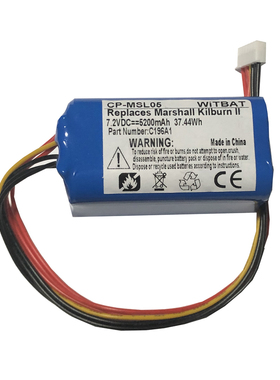 适用马歇尔Kilburn II 蓝牙音响电池C196A1 7252-XML-SP