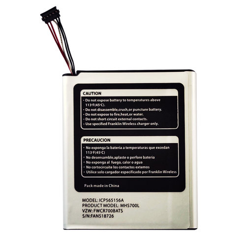 适用Verizon Ellipsis Jetpack MHS815L无线路由器电池FWCR800BAT